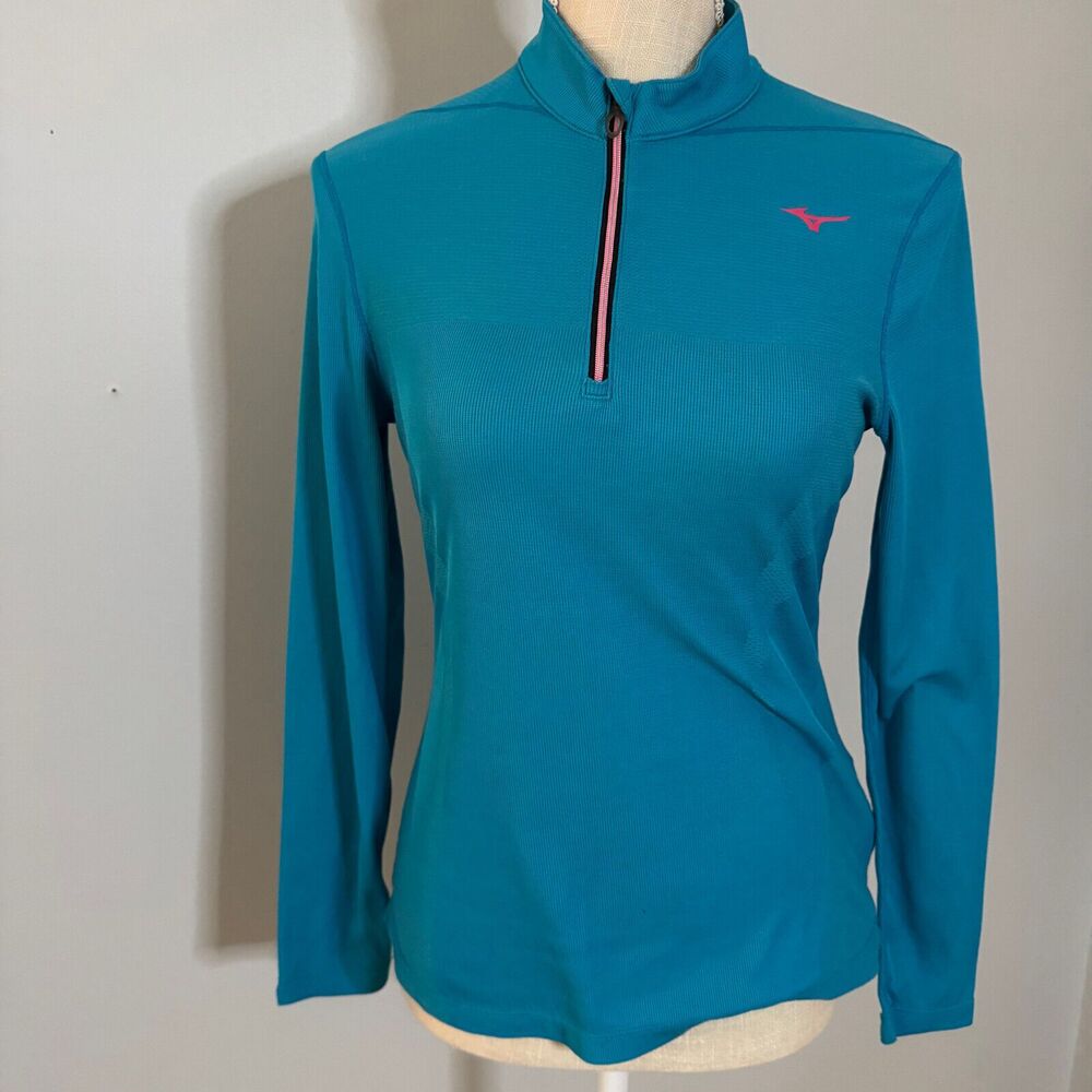 Mizuno Warmalite 1/4 Zip Long Sleeve Running Shirt Women's Small
